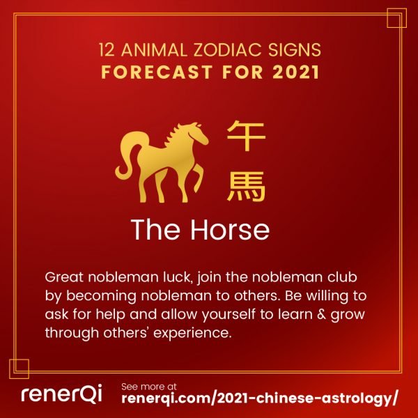Horse animal sign forecast 2021