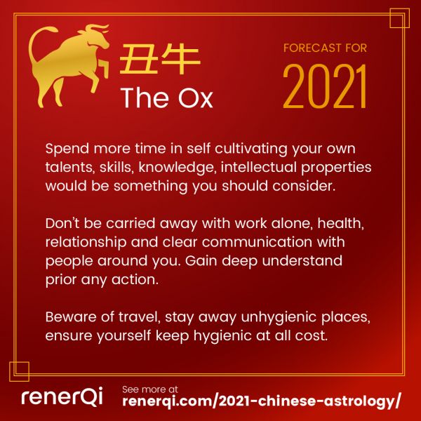 OX horoscope in 2021