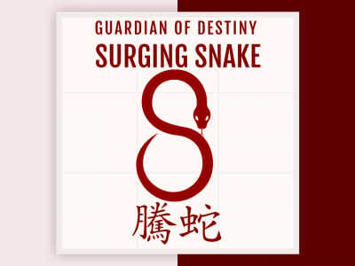 Surging Snake deity Guardian of destiny