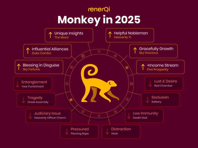 Chinese Monkey Zodiac in 2025