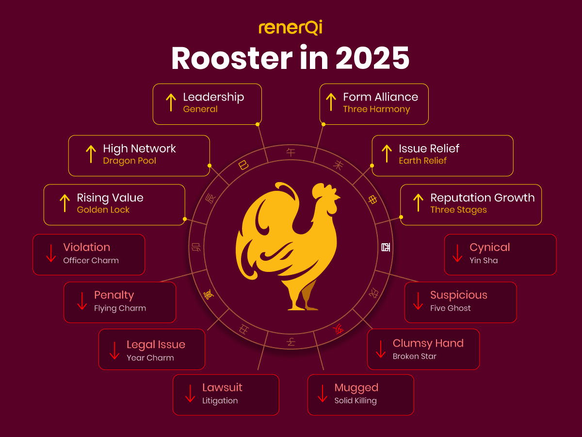 Rooster zodiac in 2025 Lead & Rise As The General RenerQi